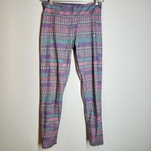 Eddie Bauer Geometric Shape Girl's Leggings.  Size L (14/16)